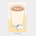 LuLuFun Studio Bread Cat Memo Note Pad – 50 Sheets Cute Stationery