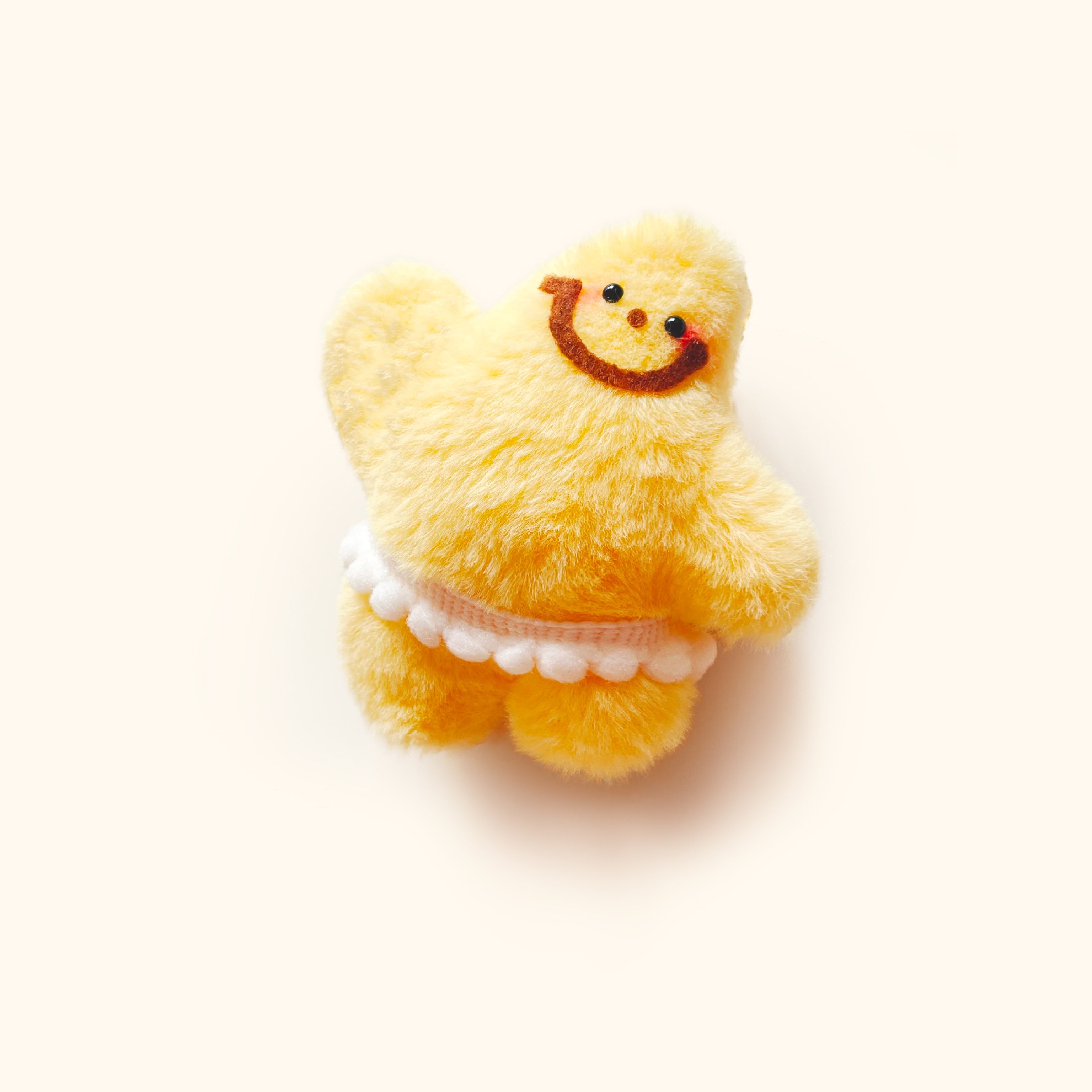 LuLuFun Studio Hello UO Star Plush Charm – Handmade Polar Fleece Toy