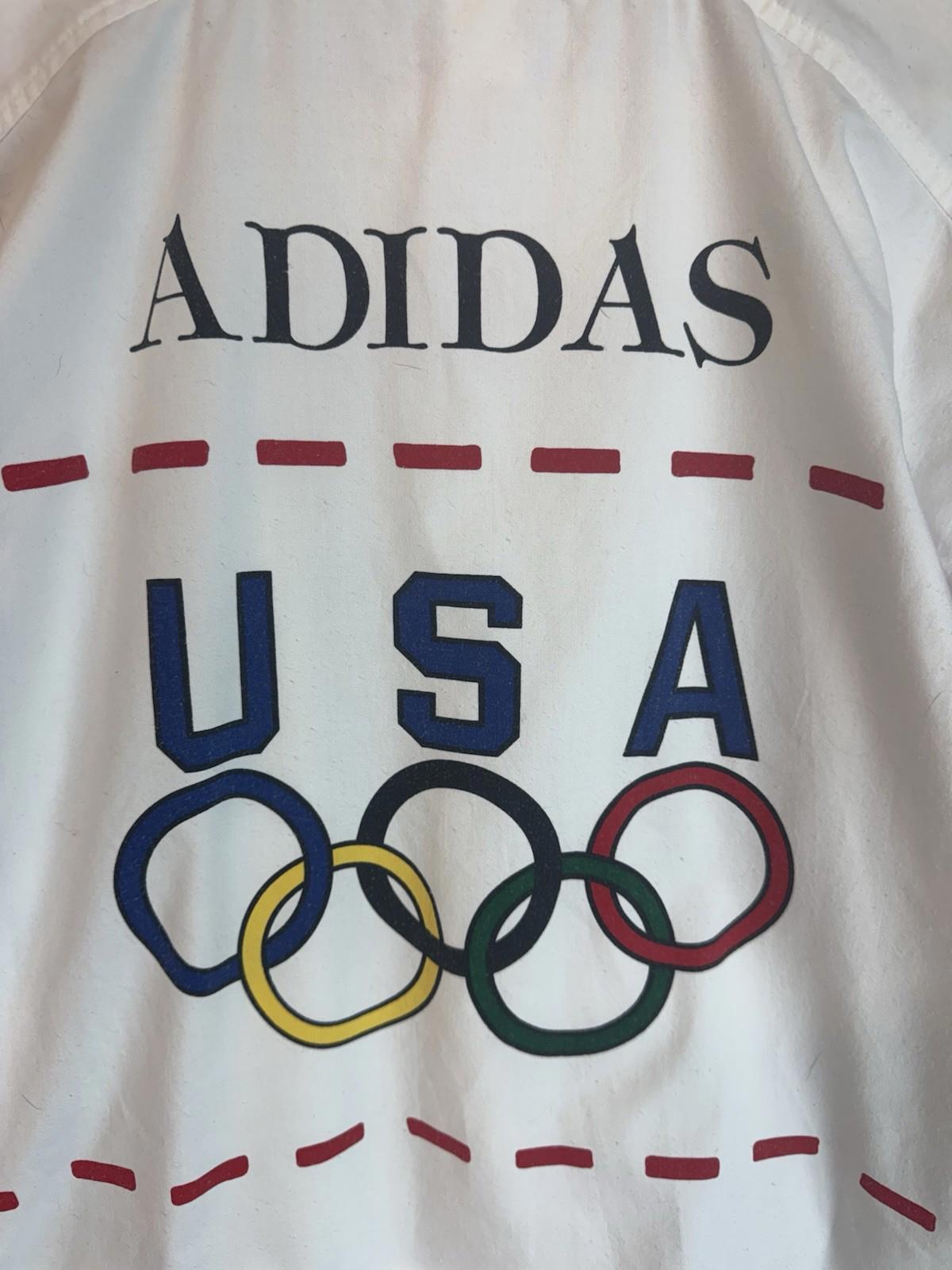 Rare Vintage  Adidas Original Men’s Jumper USA OLYPICS 1988 Top Sweater Medium