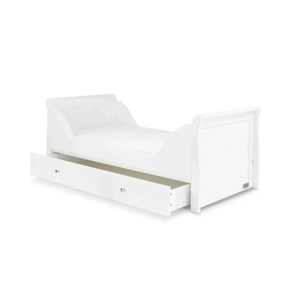 Ickle Bubba Snowdon Classic 2 Piece Furniture Set White - Premium Sprung Mattress