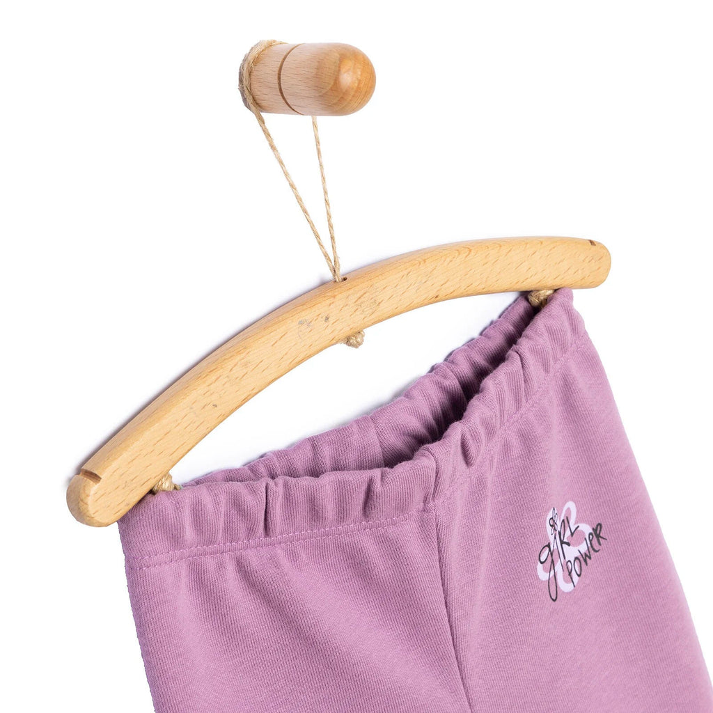 HelloBaby Baby Girl Basic Joggers - Purple