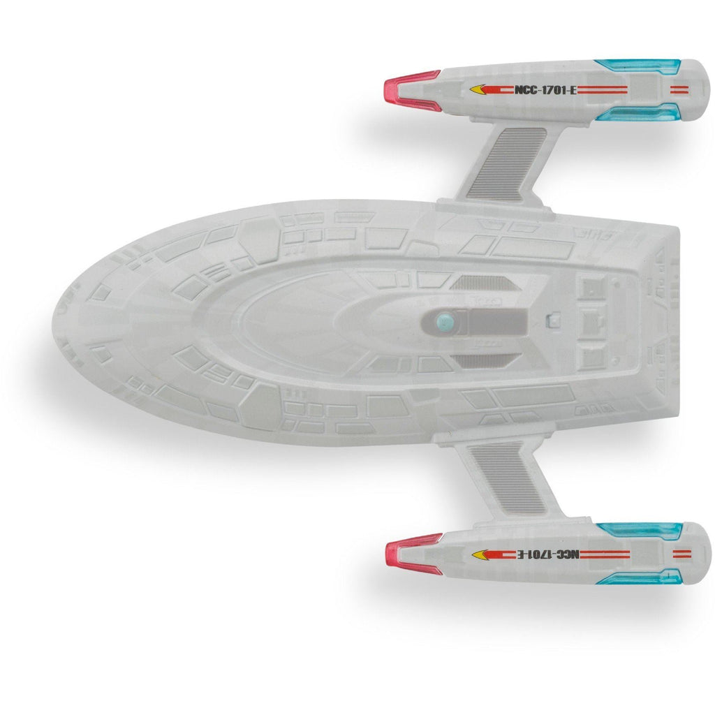 #75 U.S.S. Enterprise NCC-1701-E Captain's Yacht (Cousteau) Starship Model Die Cast Ship (Star Trek)