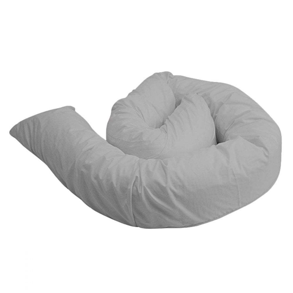 9ft Maternity Pillow Case | Grey Breathable Cotton | For Your Little One