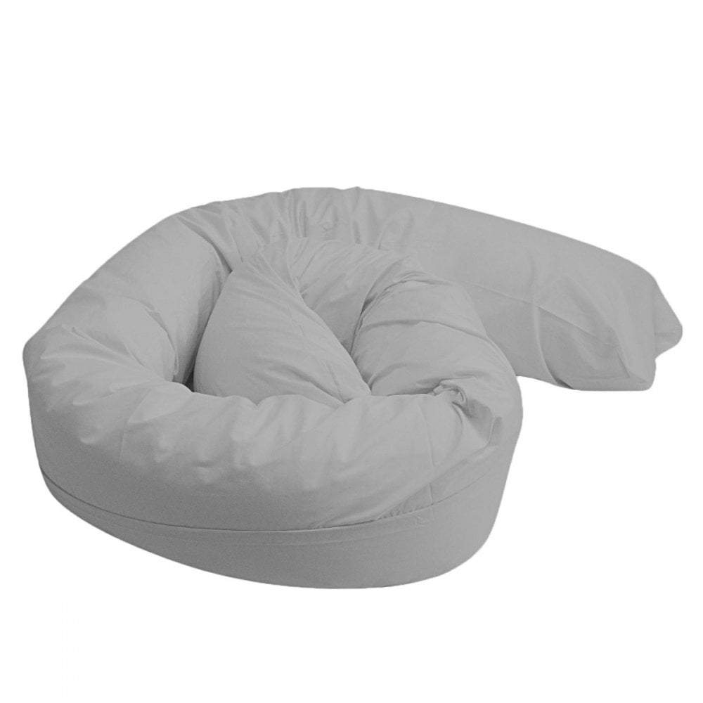 9ft Maternity Pillow Case | Grey Breathable Cotton | For Your Little One