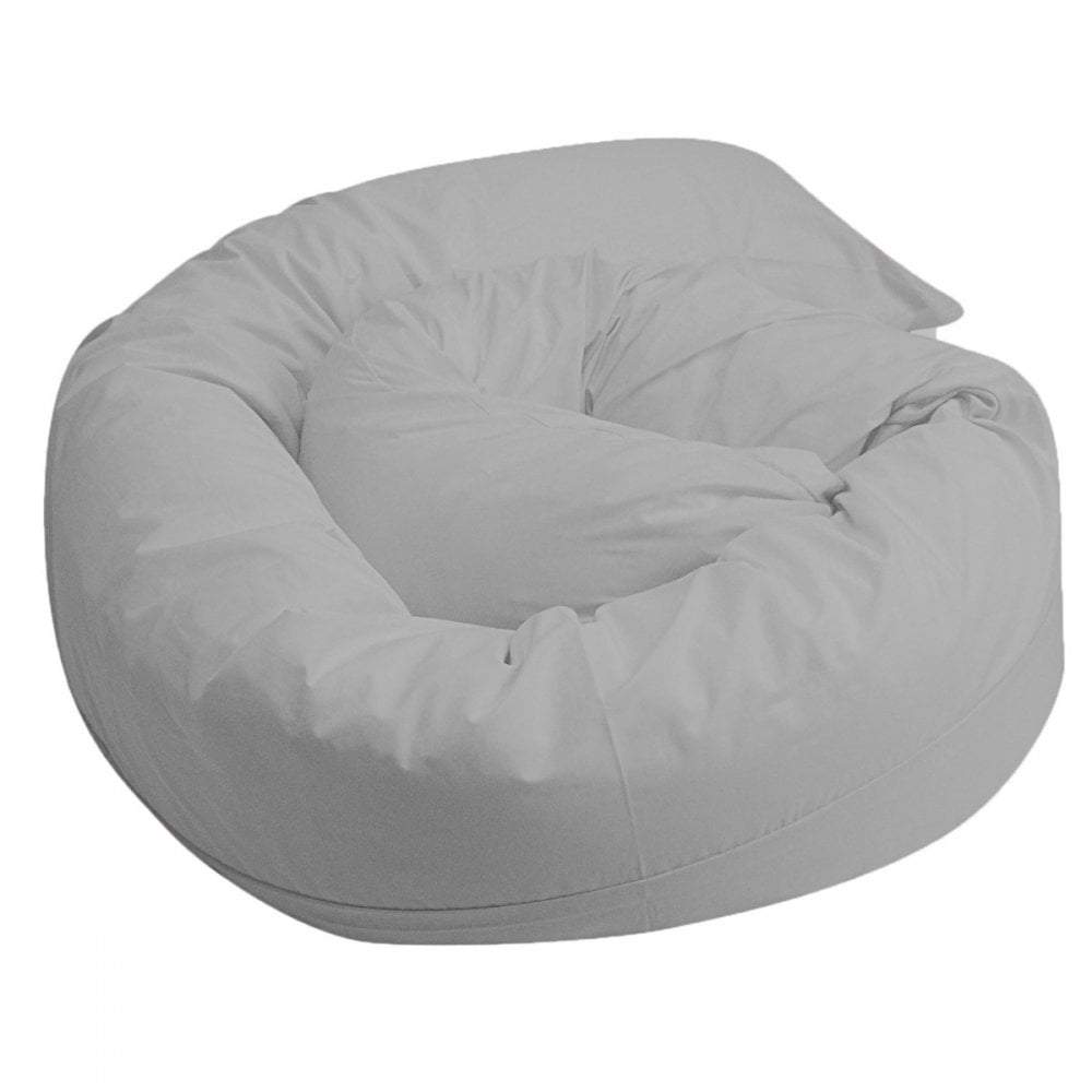 9ft Maternity Pillow Case | Grey Breathable Cotton | For Your Little One
