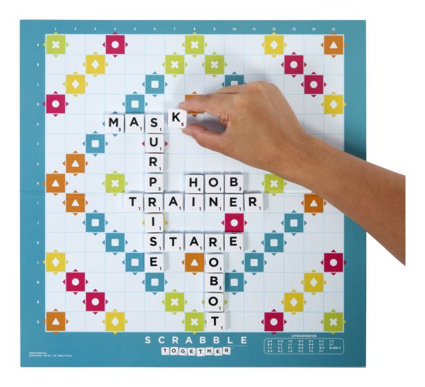 Scrabble Original Board Game by Snaps – 2-in-1 Classic & Cooperative Play