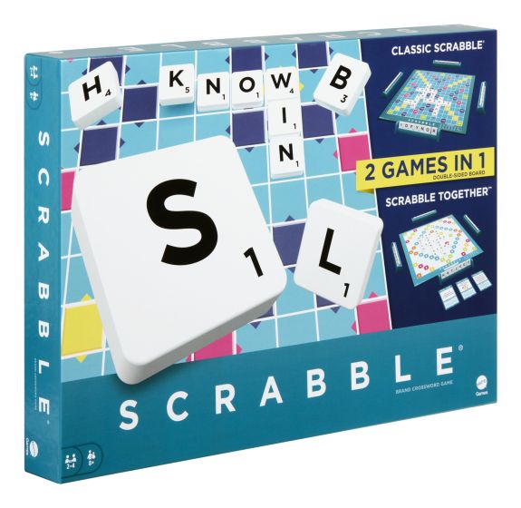 Scrabble Original Board Game by Snaps – 2-in-1 Classic & Cooperative Play