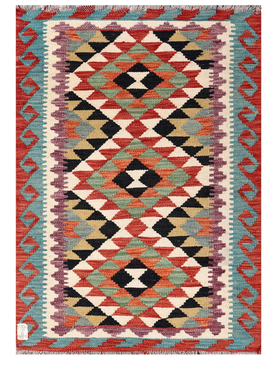 Maimana Kilim - 124 x 88 cm