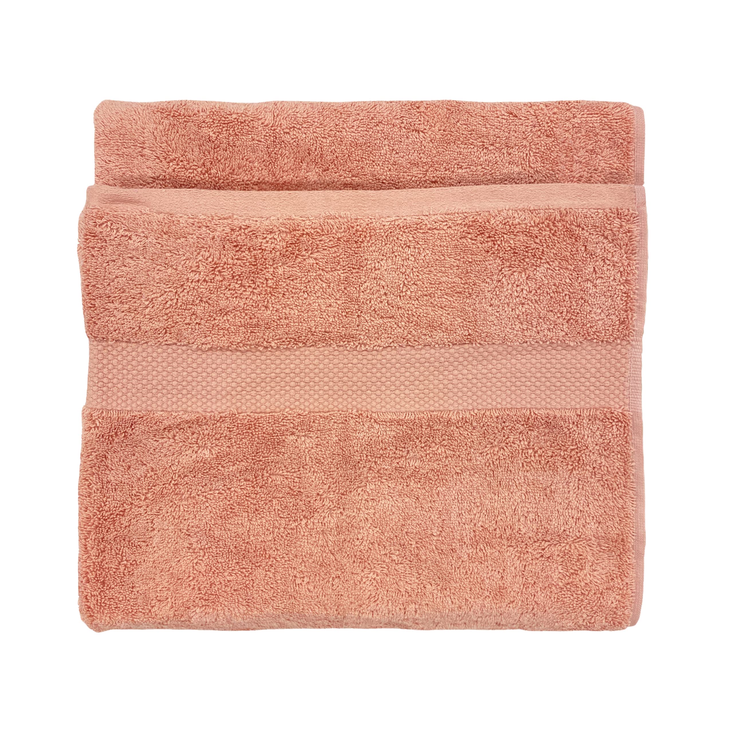 The Linen Yard Loft 4 Piece Cotton Towel Bale - 650gsm Pink Set