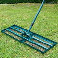 Signstek Stainless Steel Lawn Leveling Rake | 30" x 10" Ground Plate