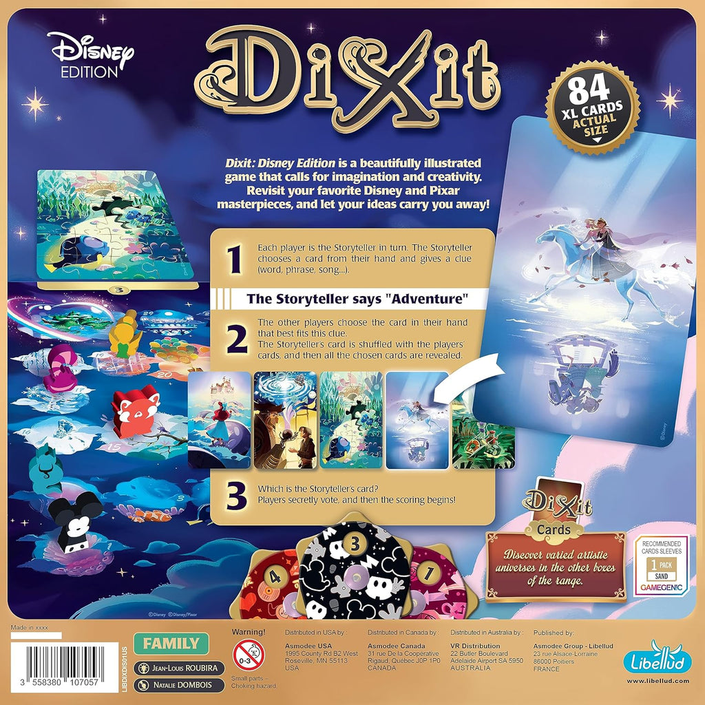 Dixit: Disney Edition Board Game – Creative Storytelling Family Game