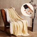 JET'S HOME Electric Blanket – 130x160cm Heated Throw with 6 Heat Settings
