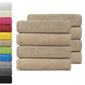 NatureMark 8-Pack Cotton Hand Towel Set – 50x100cm Absorbent Sand