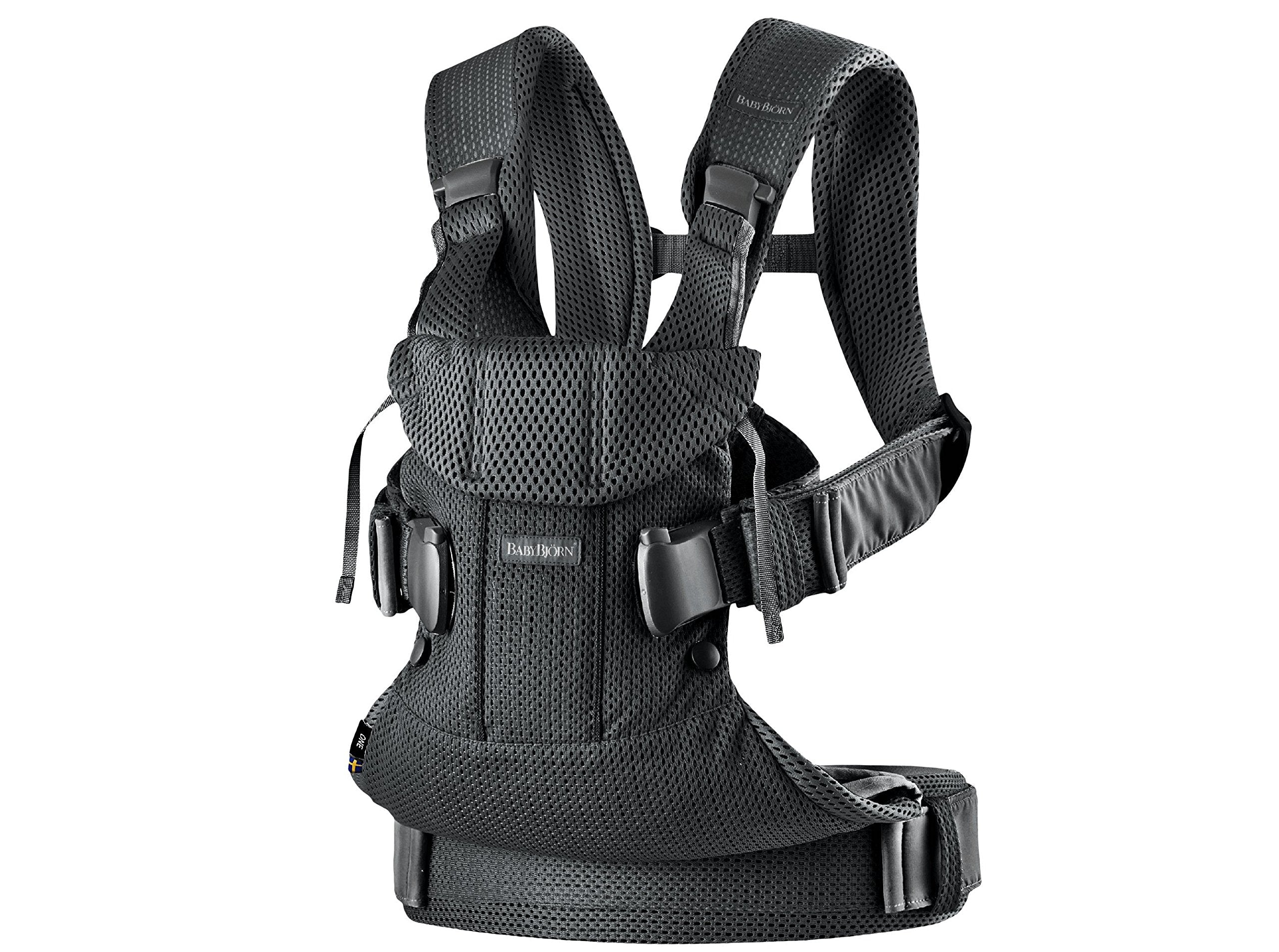 BabyBjörn Baby Carrier One Air – Ergonomic 3D Mesh Carrier in Black