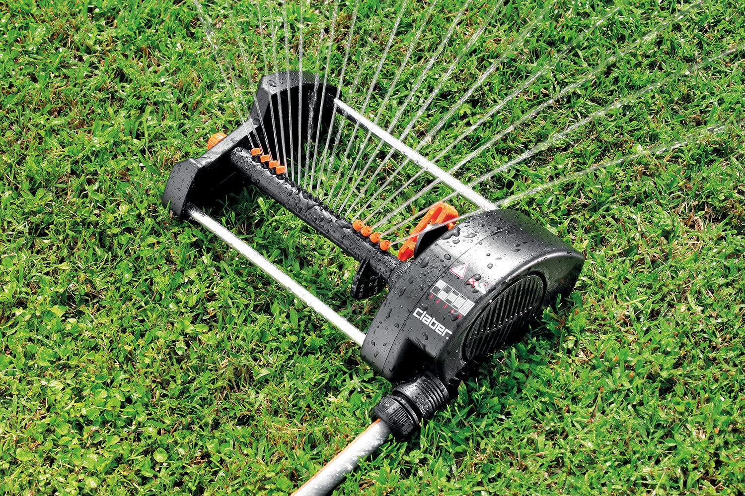 Claber Compact-20 Irrigatore Oscillante per Prato - Copertura 320mq