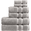 Christy Chroma 6-Piece Grey Towel Set | 100% Cotton 675GSM Bath Linens