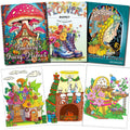 OSIMIG 3 Pack Adult Colouring Books – Spiral Bound Stress Relief Set