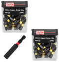 Saxton 48-Piece PZ2 25mm Impact Duty Screwdriver Bit Set with Holder
