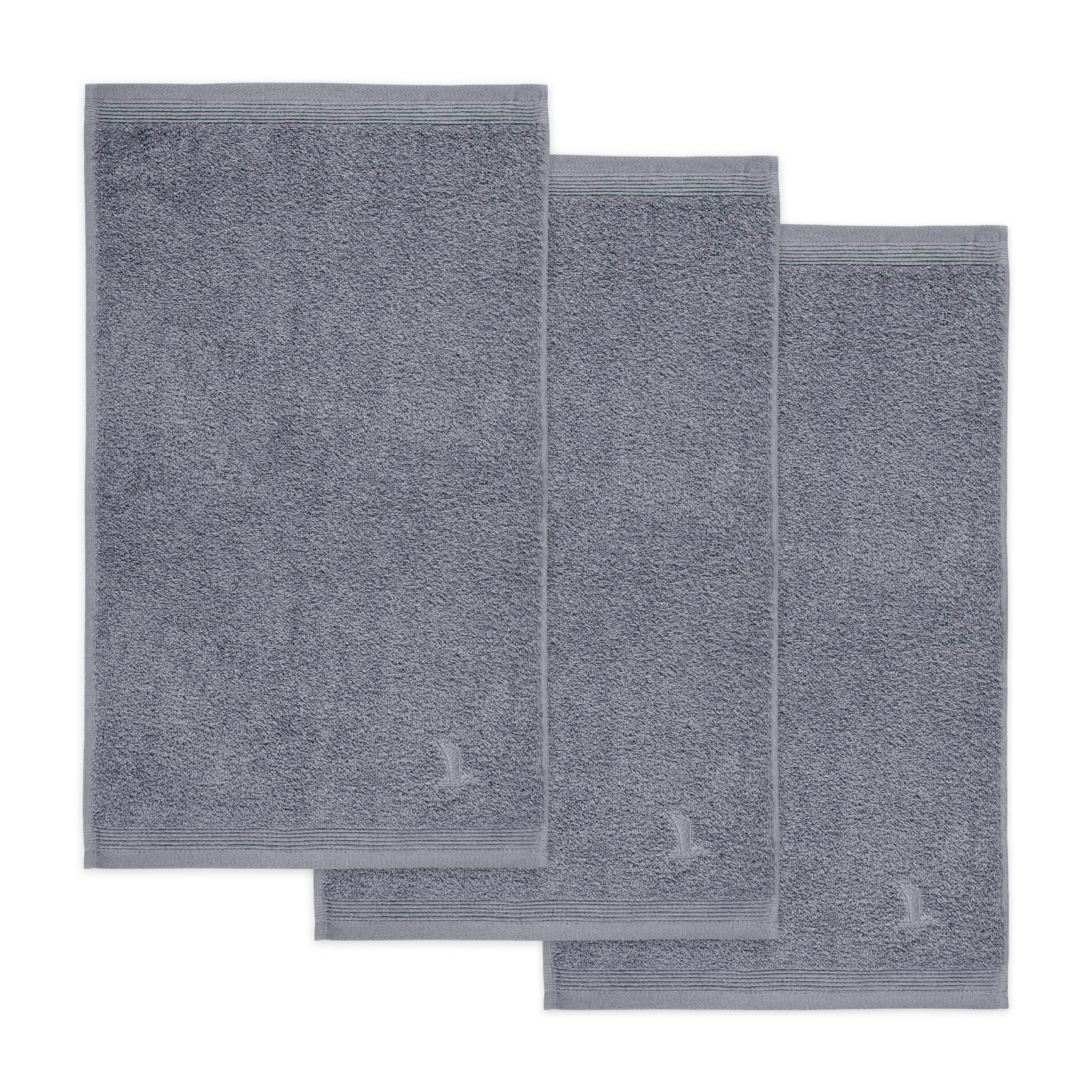 Möve Premium Cotton Guest Towel – Stone Grey, 30 x 50 cm, 550 GSM