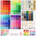 Paodey 20,000 Pcs Clay Beads Bracelet Making Kit - 120 Colors Heishi Beads