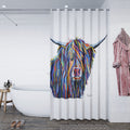 Croydex Steven Brown Angus McCoo Anti-Microbial Shower Curtain - 180x180cm
