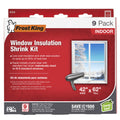 Frost King Indoor Shrink Window Insulation Kit, Clear, 9-Pack