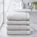 Welhome Madison Hygro-Cotton Bath Towels | 4-Piece Set in Grey
