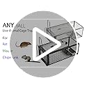 Anyhall 2-Pack Humane Rat Traps | Silver Live Mouse Cage Traps