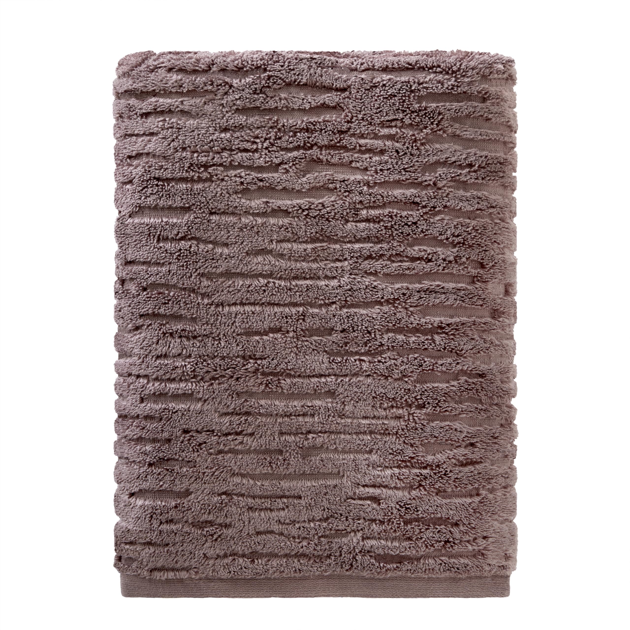 SKL Home CloudSoft Luxury Bath Towel | 600 GSM Cotton Terry – Soft Plum