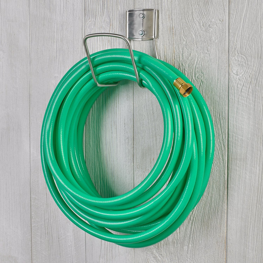 Liberty Garden 681 Stainless Steel Wall Mount Hose Hanger – 125ft