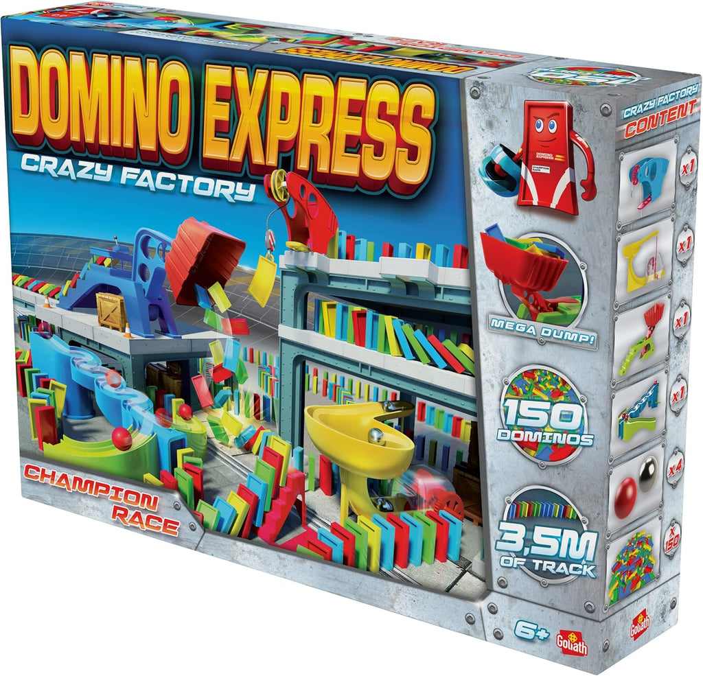 Goliath Domino Express Crazy Factory – Creative Marble Run Set