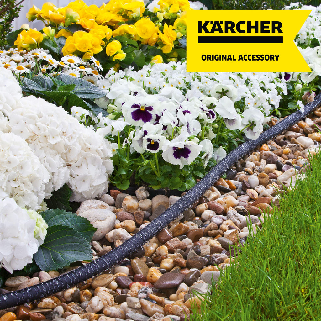 Kärcher 25m Soaker Hose for Garden Irrigation System - Black