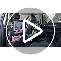 Huckaboo Car Seat Organiser – Kids Backseat Storage & Tablet Holder, 2 Pack