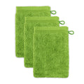 Möve Superwuschel Waschhandschuh 3er-Set | 100% Baumwolle, Peridot
