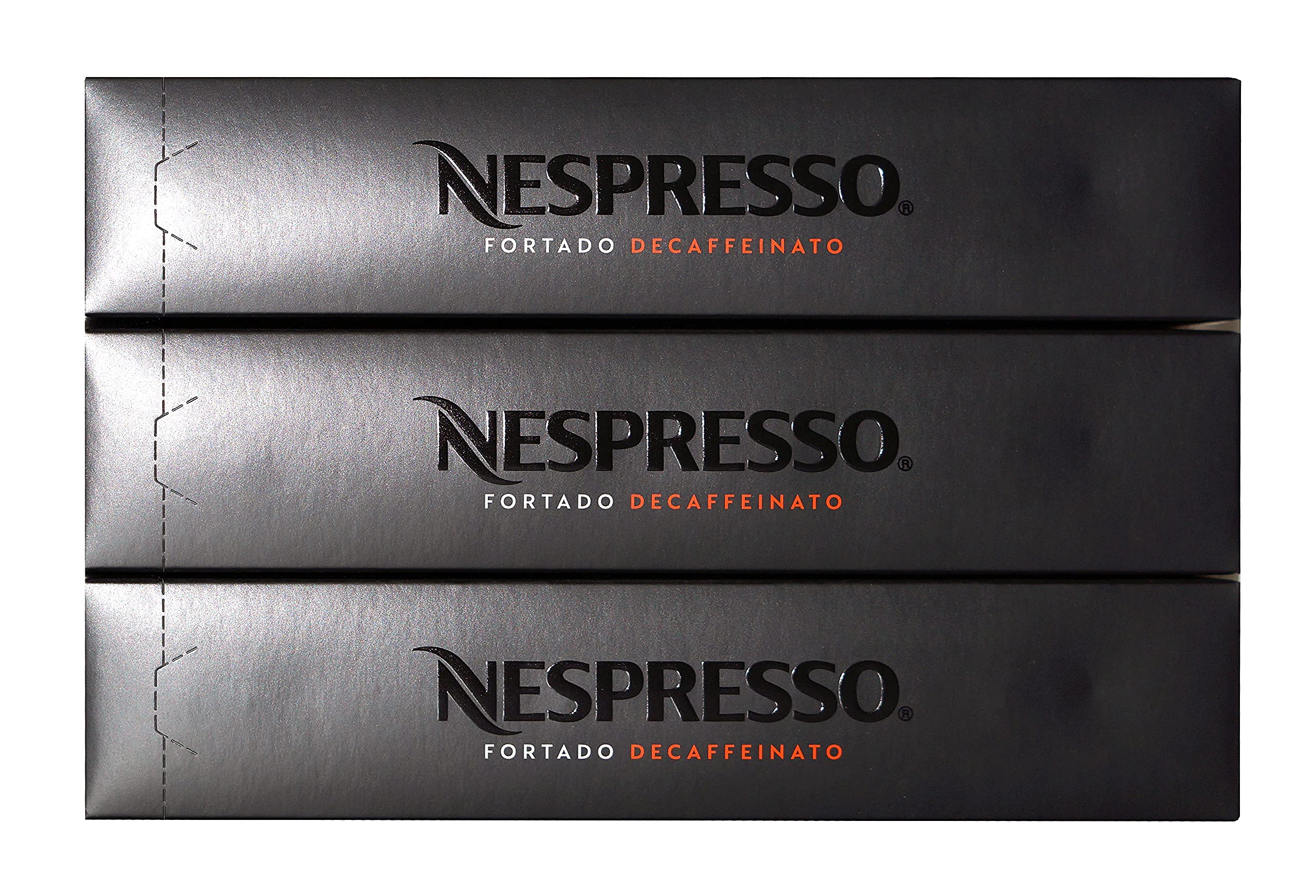 Nespresso Vertuo Fortado Decaffeinato Coffee Capsules - 30 Pods