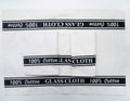 Lex's Linens 100% Cotton Glass Cloths - Pack of 4 Kitchen Tea Towels