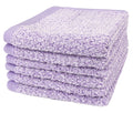 Everplush Diamond Jacquard Washcloth 6-Piece Set | Quick-Dry Lavender