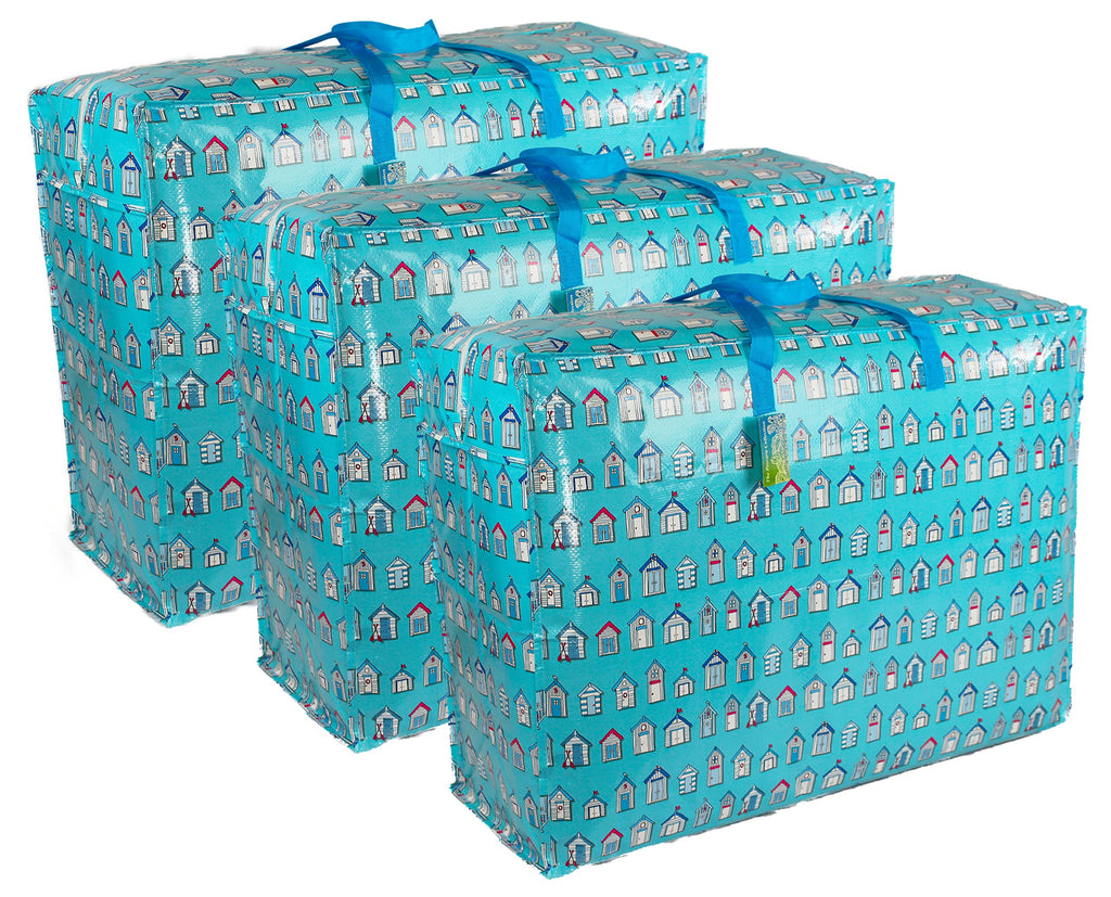 Pescara Extra Large 115L Underbed Storage Bags – Blue Beach Huts 3 Pack