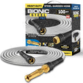 Bionic Steel Pro 100' Garden Hose – 304 Stainless Steel Metal Hose