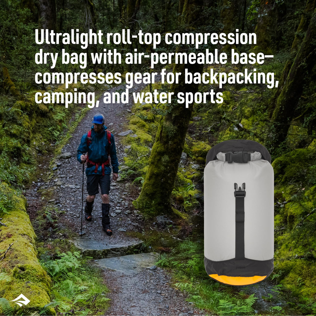 Sea to Summit Evac Compression Dry Bag UL 8L – Waterproof HighRise Grey