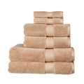 Christy Supreme Hygro 6 Piece Towel Set | Supima Cotton | Stone Beige