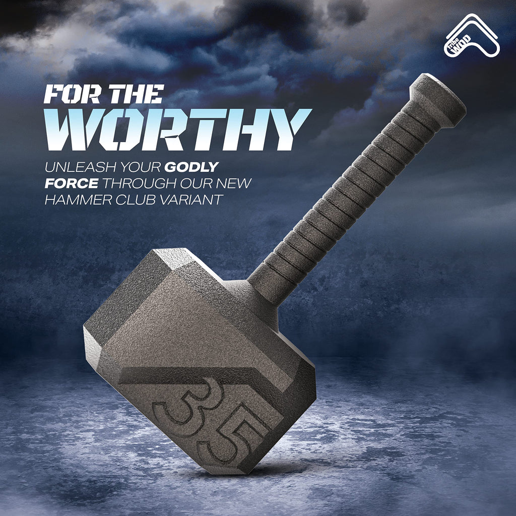Tribe WOD Hammer Kettlebell 16kg (35lb) – Cast Iron Strength Trainer