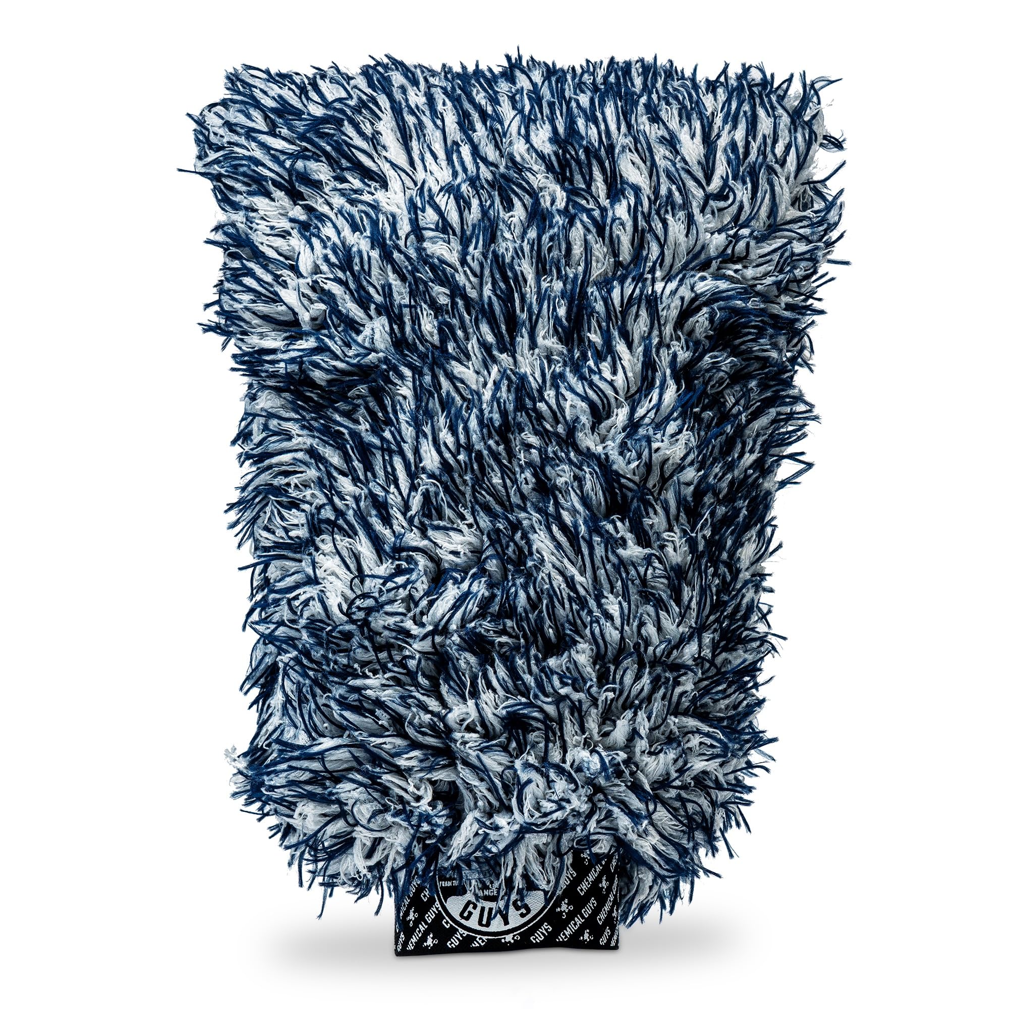 Chemical Guys The Dually Dual-Fiber Microfiber Car Wash Mitt – Blue/White