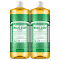 Dr. Bronner's Organic Almond Castile Liquid Soap - 946ml (Pack of 2)
