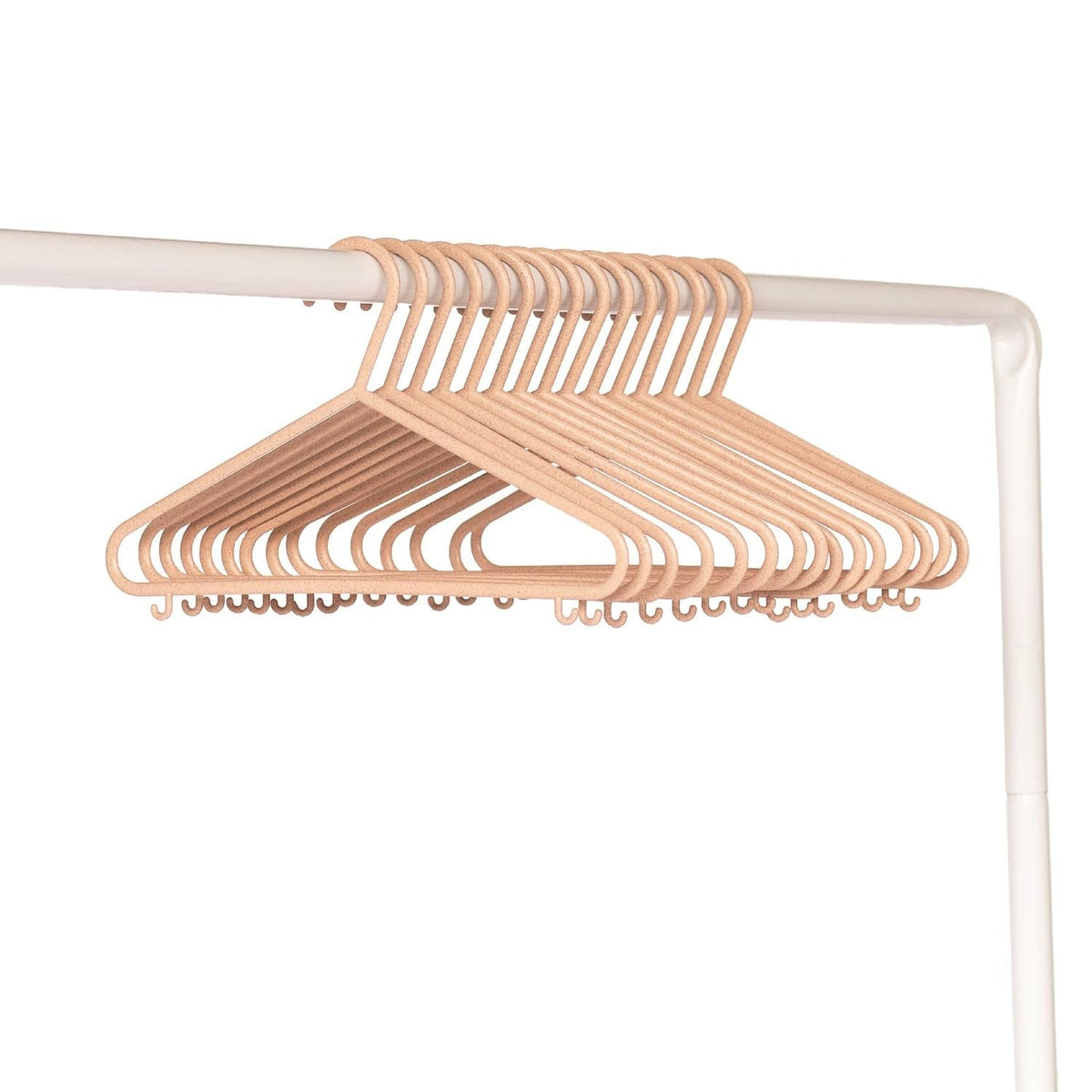 3 Sprouts Wheat Straw Baby Hangers, 30 Pack, Baby Closet, Speckled Pink - image 4