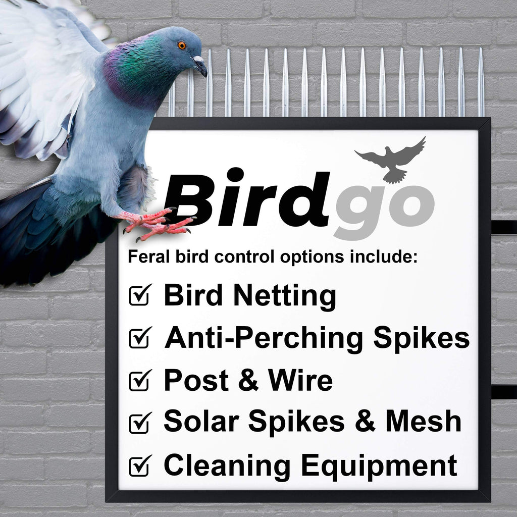 Birdgo Solar Panel Mesh Fixing Clips – No-Drill Nylon Hooks, 60 Pack