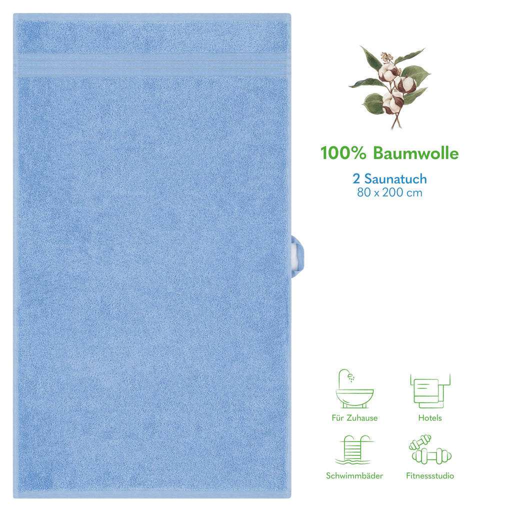 Hammetex Bathrobe 100% Cotton Unisex for Men and Women Quality 400 g/m² Quality Soft Absorbent Terry Towelling Bathrobe for Couples with Pockets - image 4