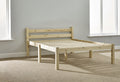 Strictly Beds Cleveland Heavy Duty Solid Pine Bed & Sprung Mattress, 4ft