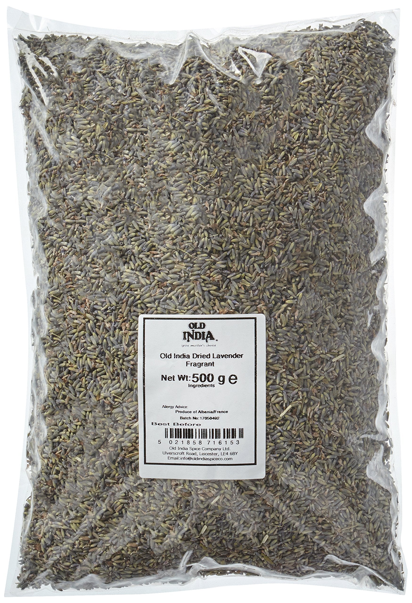 Old India Dried Lavender Fragrant Flowers for Herbal Sachets - 500g