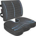FORTEM Seat Cushion & Lumbar Support for Office Chair, Car Seat Combo - image 1